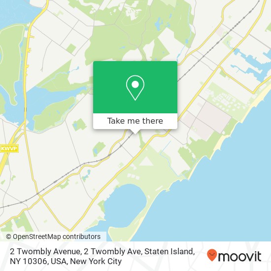 2 Twombly Avenue, 2 Twombly Ave, Staten Island, NY 10306, USA map