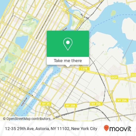 Mapa de 12-35 29th Ave, Astoria, NY 11102