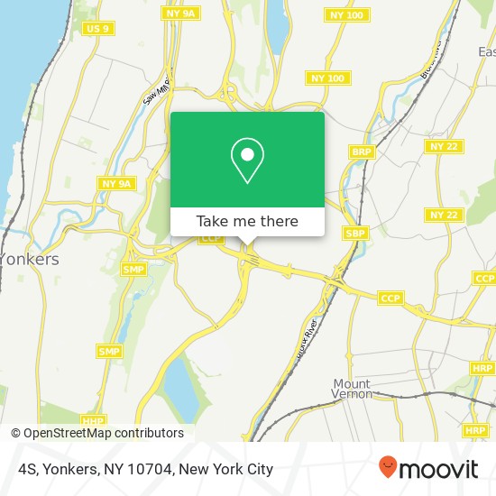 Mapa de 4S, Yonkers, NY 10704