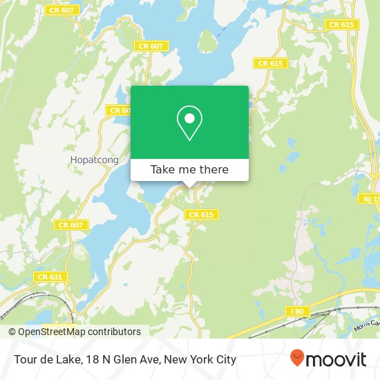 Mapa de Tour de Lake, 18 N Glen Ave