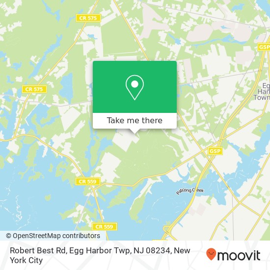 Robert Best Rd, Egg Harbor Twp, NJ 08234 map