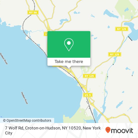 Mapa de 7 Wolf Rd, Croton-on-Hudson, NY 10520