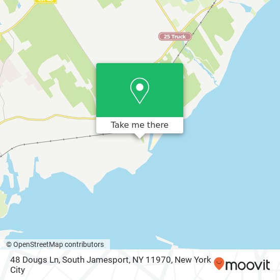 Mapa de 48 Dougs Ln, South Jamesport, NY 11970
