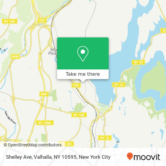Mapa de Shelley Ave, Valhalla, NY 10595