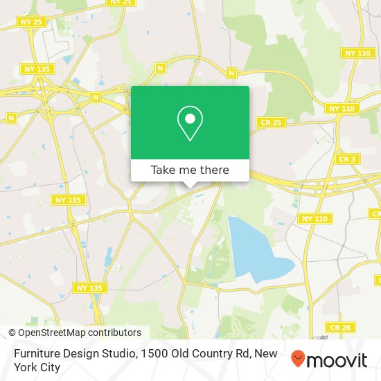 Furniture Design Studio, 1500 Old Country Rd map