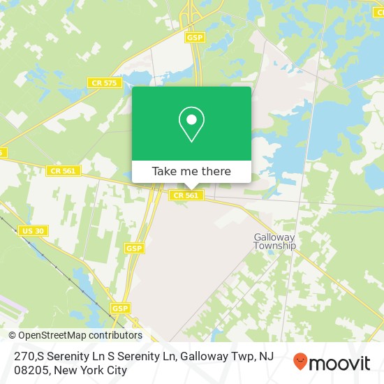 270,S Serenity Ln S Serenity Ln, Galloway Twp, NJ 08205 map