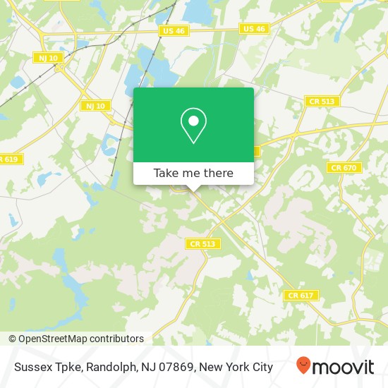 Sussex Tpke, Randolph, NJ 07869 map
