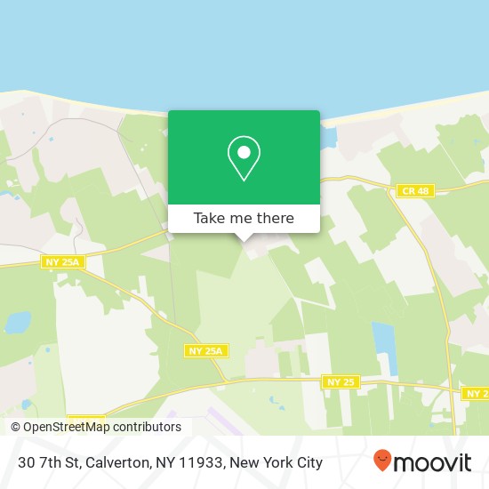 Mapa de 30 7th St, Calverton, NY 11933