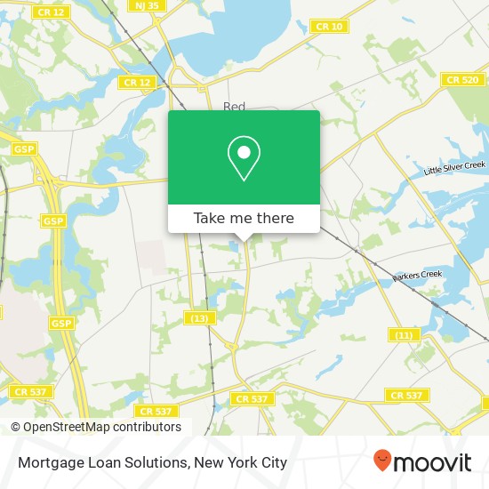 Mapa de Mortgage Loan Solutions, 750 Broad St