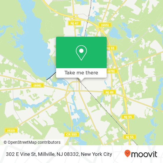 302 E Vine St, Millville, NJ 08332 map