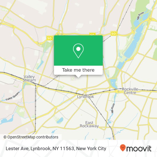 Mapa de Lester Ave, Lynbrook, NY 11563