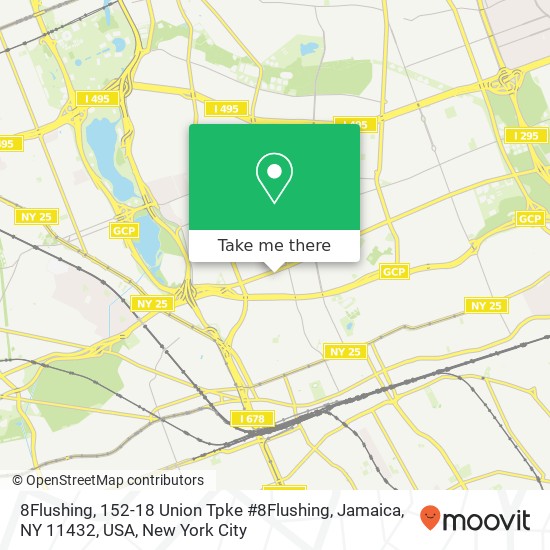 8Flushing, 152-18 Union Tpke #8Flushing, Jamaica, NY 11432, USA map