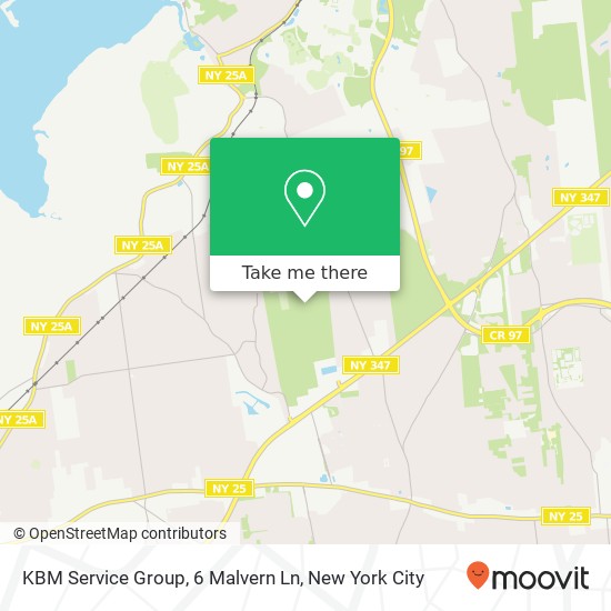 KBM Service Group, 6 Malvern Ln map
