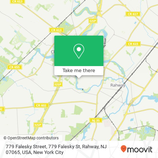 779 Falesky Street, 779 Falesky St, Rahway, NJ 07065, USA map