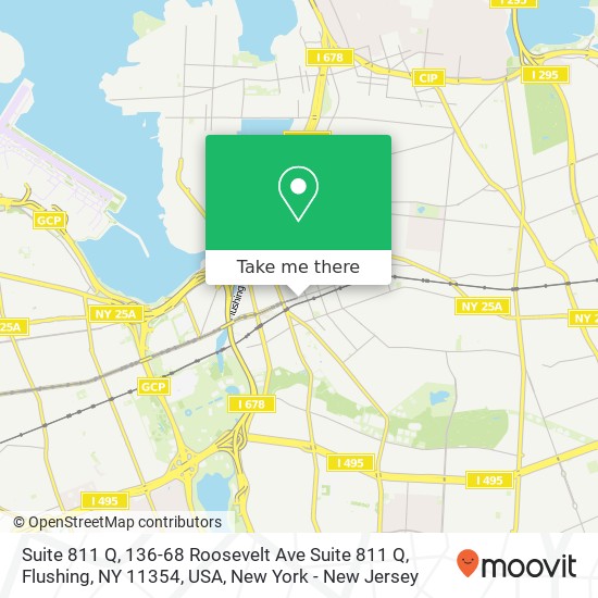 Suite 811 Q, 136-68 Roosevelt Ave Suite 811 Q, Flushing, NY 11354, USA map