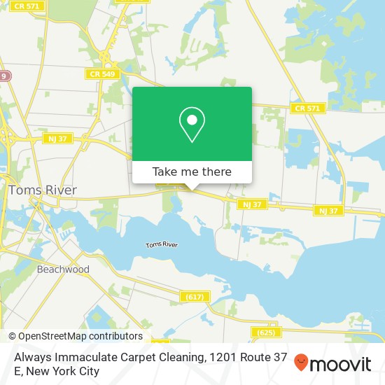 Always Immaculate Carpet Cleaning, 1201 Route 37 E map