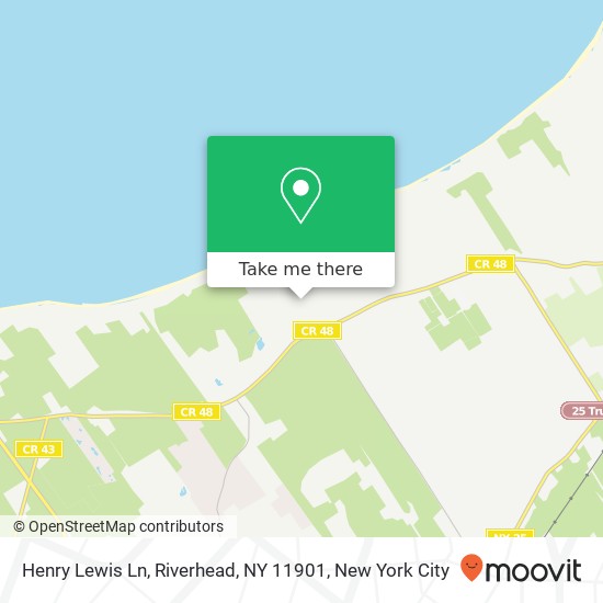 Henry Lewis Ln, Riverhead, NY 11901 map