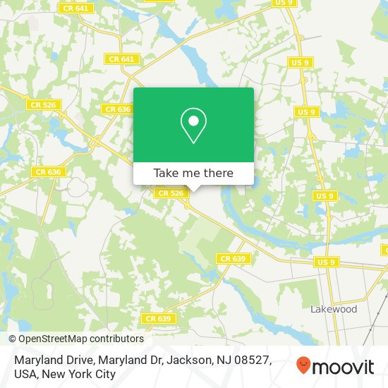 Maryland Drive, Maryland Dr, Jackson, NJ 08527, USA map