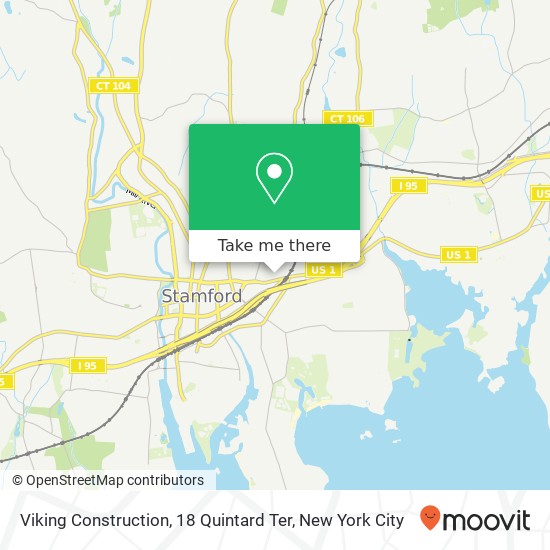 Viking Construction, 18 Quintard Ter map