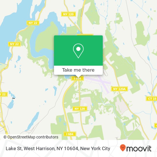 Mapa de Lake St, West Harrison, NY 10604