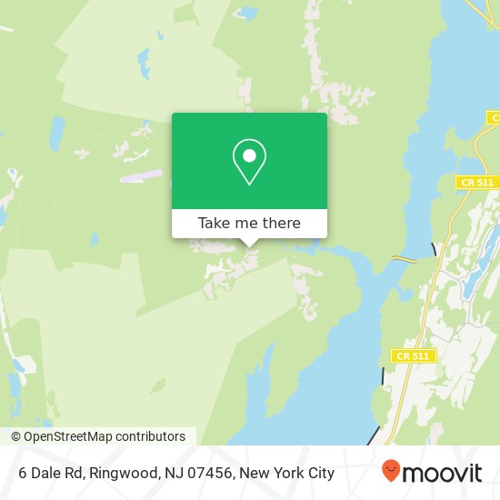 Mapa de 6 Dale Rd, Ringwood, NJ 07456