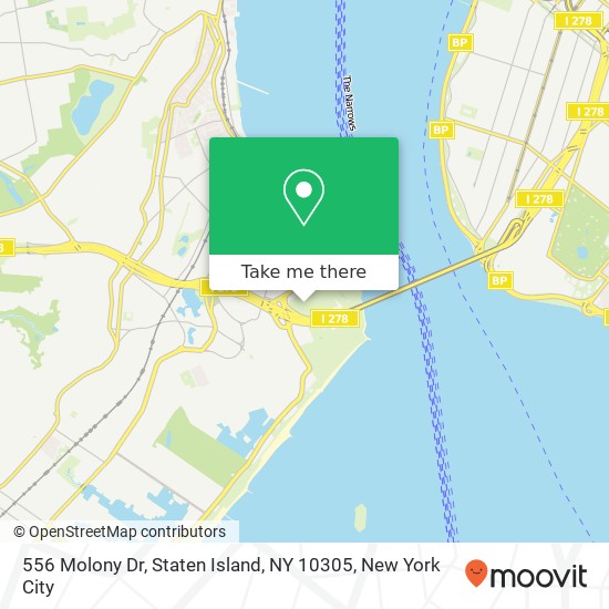 556 Molony Dr, Staten Island, NY 10305 map