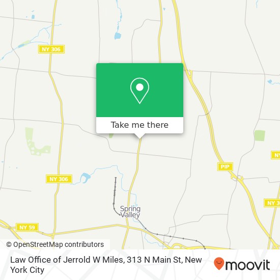 Mapa de Law Office of Jerrold W Miles, 313 N Main St