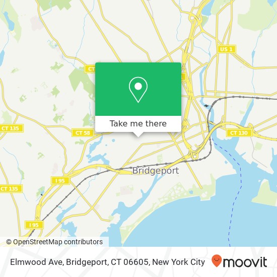 Elmwood Ave, Bridgeport, CT 06605 map