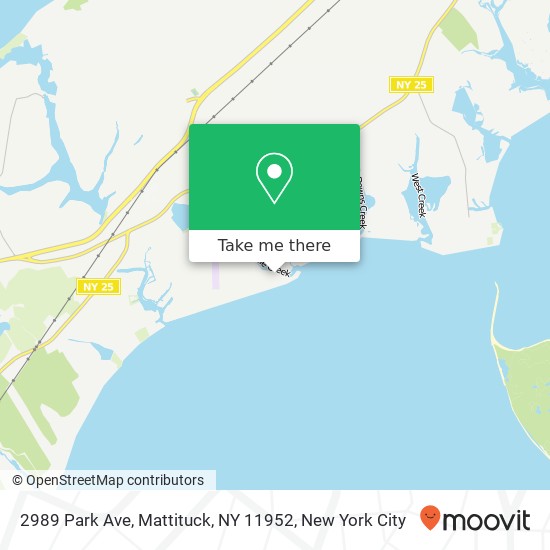 2989 Park Ave, Mattituck, NY 11952 map