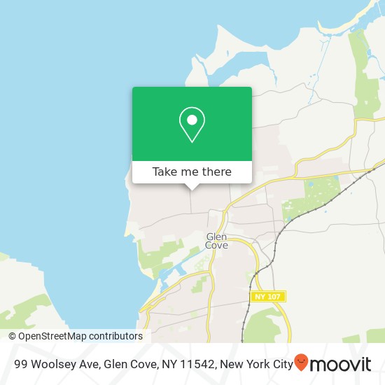 99 Woolsey Ave, Glen Cove, NY 11542 map