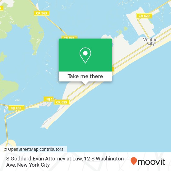 Mapa de S Goddard Evan Attorney at Law, 12 S Washington Ave