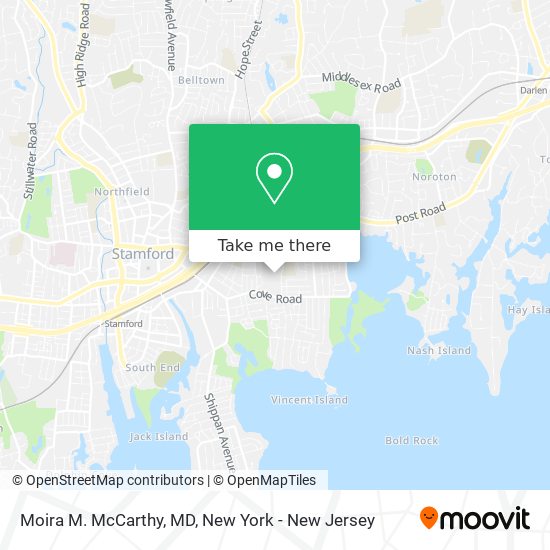 Mapa de Moira M. McCarthy, MD