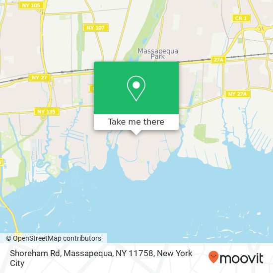 Shoreham Rd, Massapequa, NY 11758 map