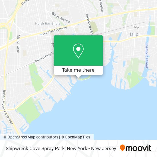 Shipwreck Cove Spray Park map