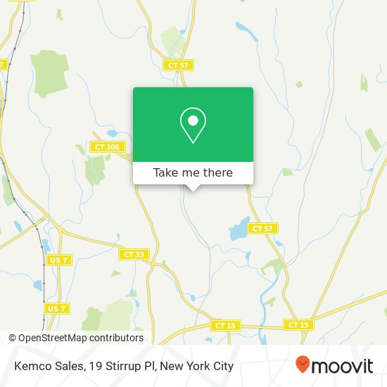 Mapa de Kemco Sales, 19 Stirrup Pl
