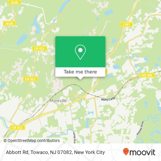 Mapa de Abbott Rd, Towaco, NJ 07082