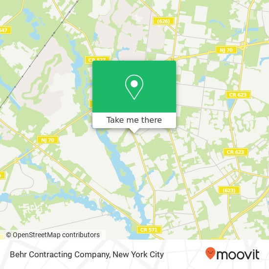 Mapa de Behr Contracting Company