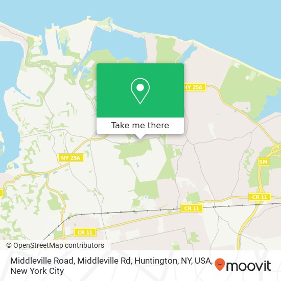 Middleville Road, Middleville Rd, Huntington, NY, USA map