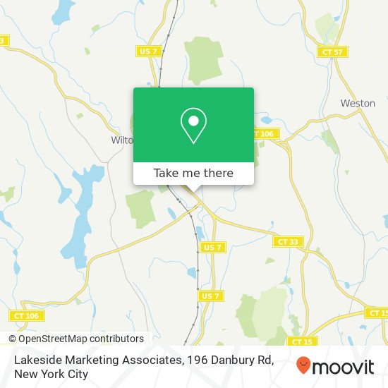 Lakeside Marketing Associates, 196 Danbury Rd map