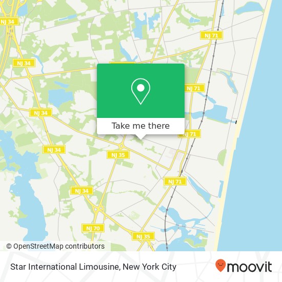 Mapa de Star International Limousine