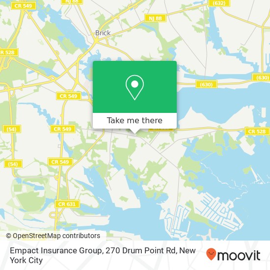 Empact Insurance Group, 270 Drum Point Rd map