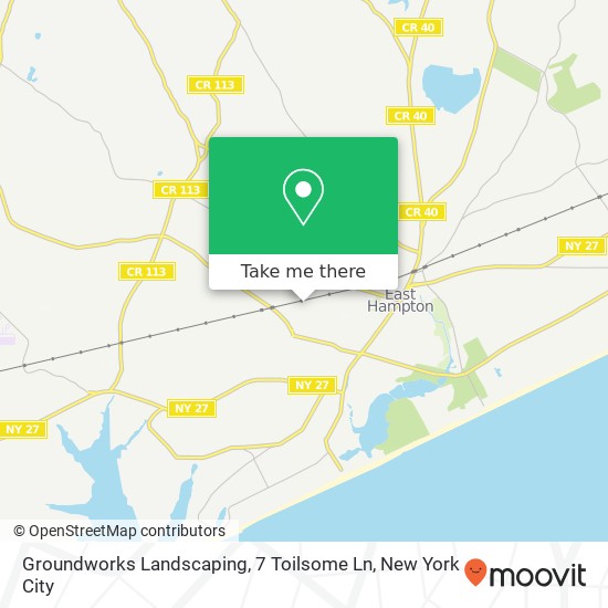 Mapa de Groundworks Landscaping, 7 Toilsome Ln