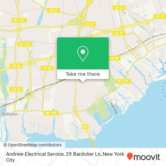 Andrew Electrical Service, 29 Bardolier Ln map