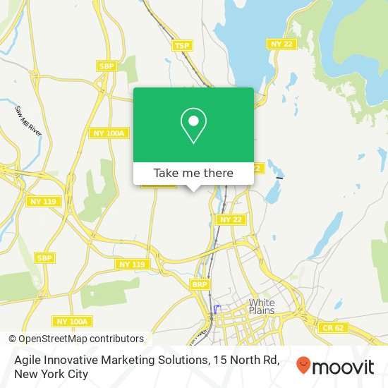 Mapa de Agile Innovative Marketing Solutions, 15 North Rd