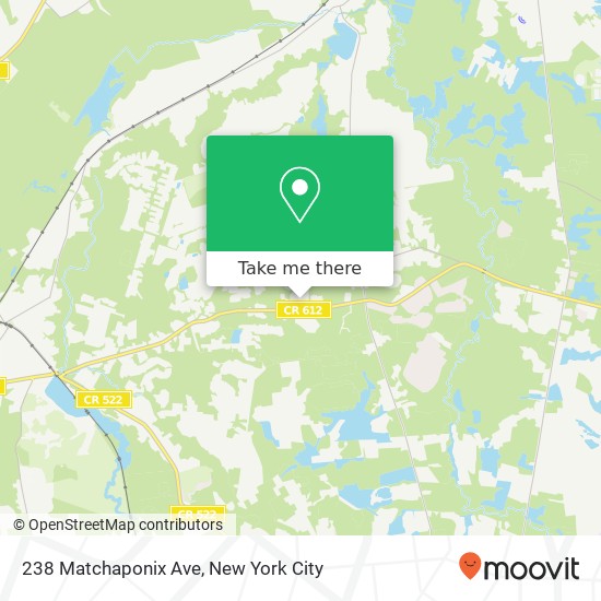 Mapa de 238 Matchaponix Ave, Monroe Twp, NJ 08831