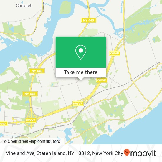Vineland Ave, Staten Island, NY 10312 map