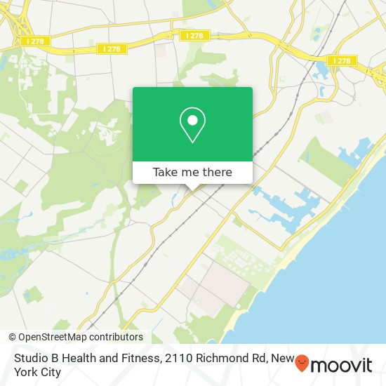 Mapa de Studio B Health and Fitness, 2110 Richmond Rd