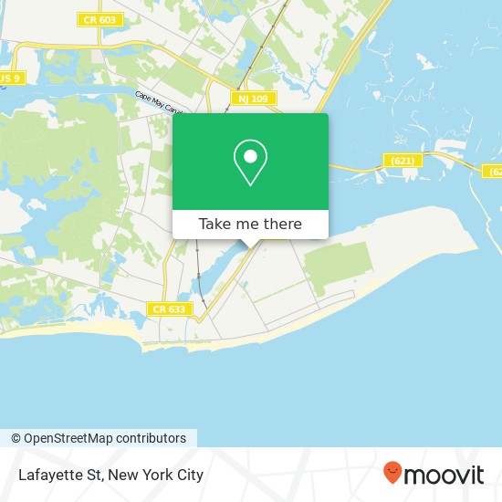 Mapa de Lafayette St, Cape May, NJ 08204