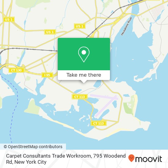Mapa de Carpet Consultants Trade Workroom, 795 Woodend Rd