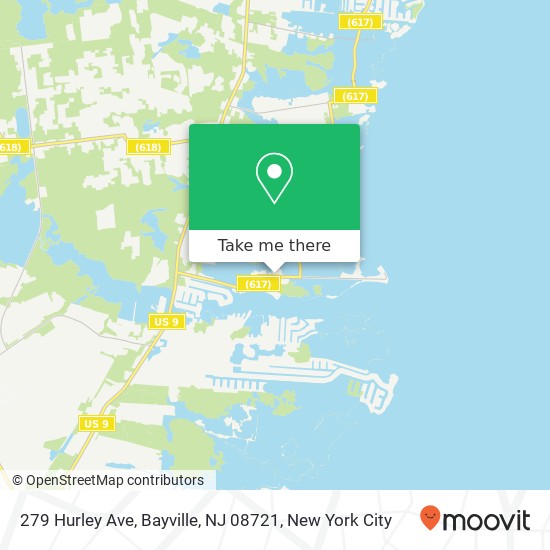 279 Hurley Ave, Bayville, NJ 08721 map